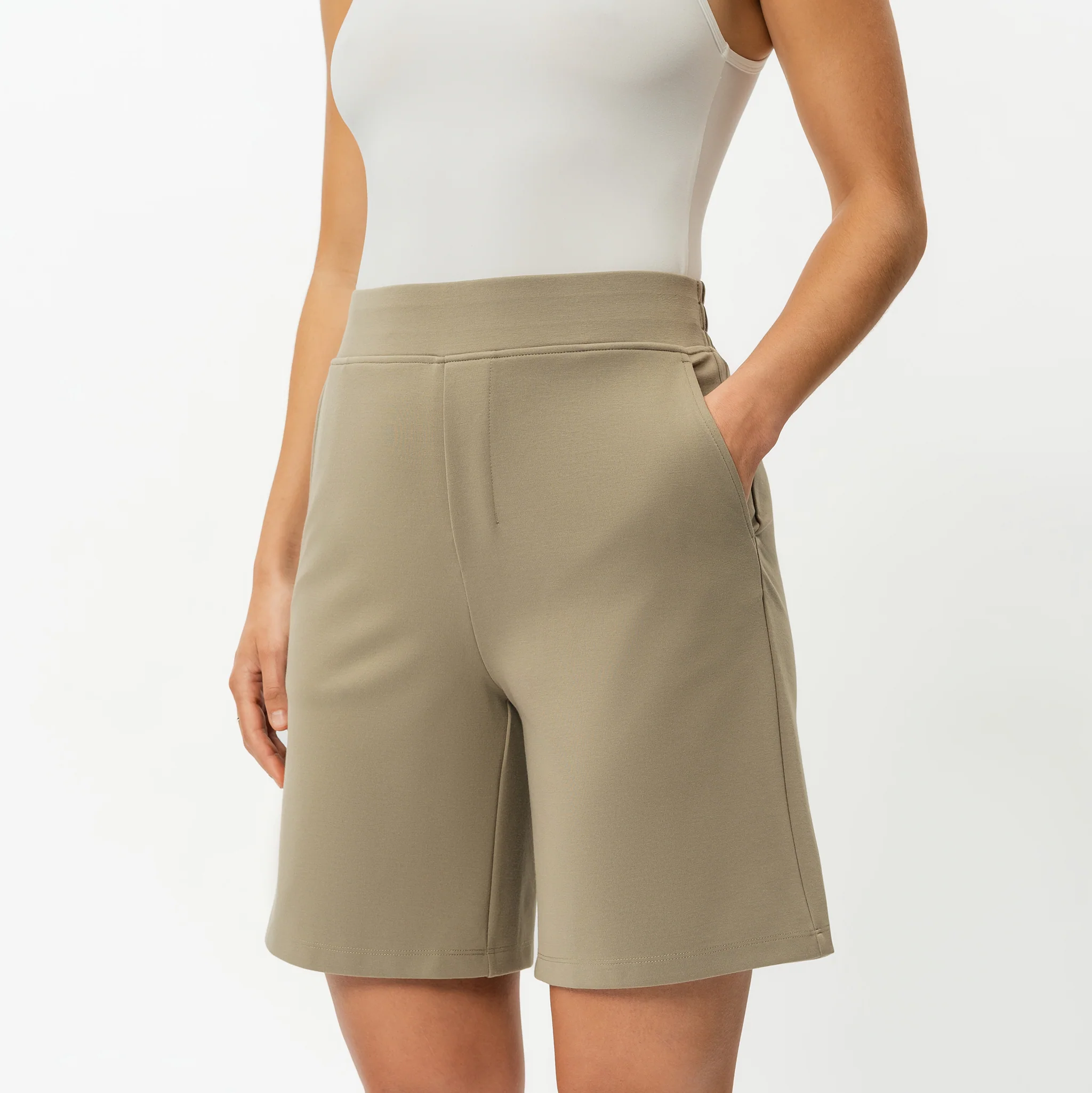 Light Ponte Shorts - Image 23