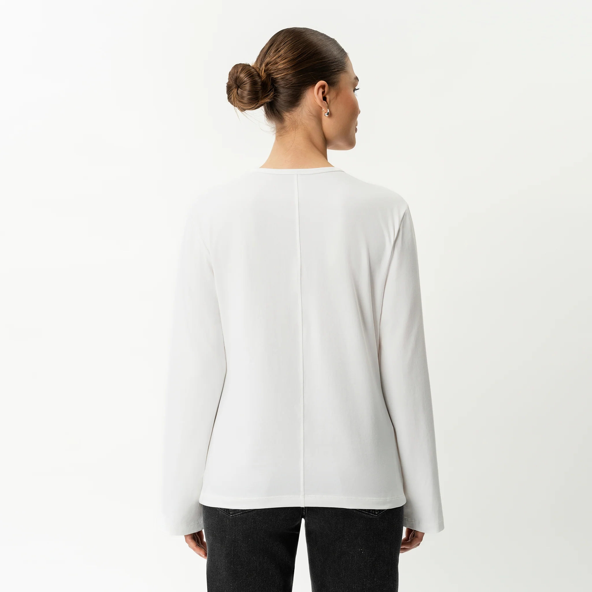 Pima Long-sleeve T-shirt - Image 4