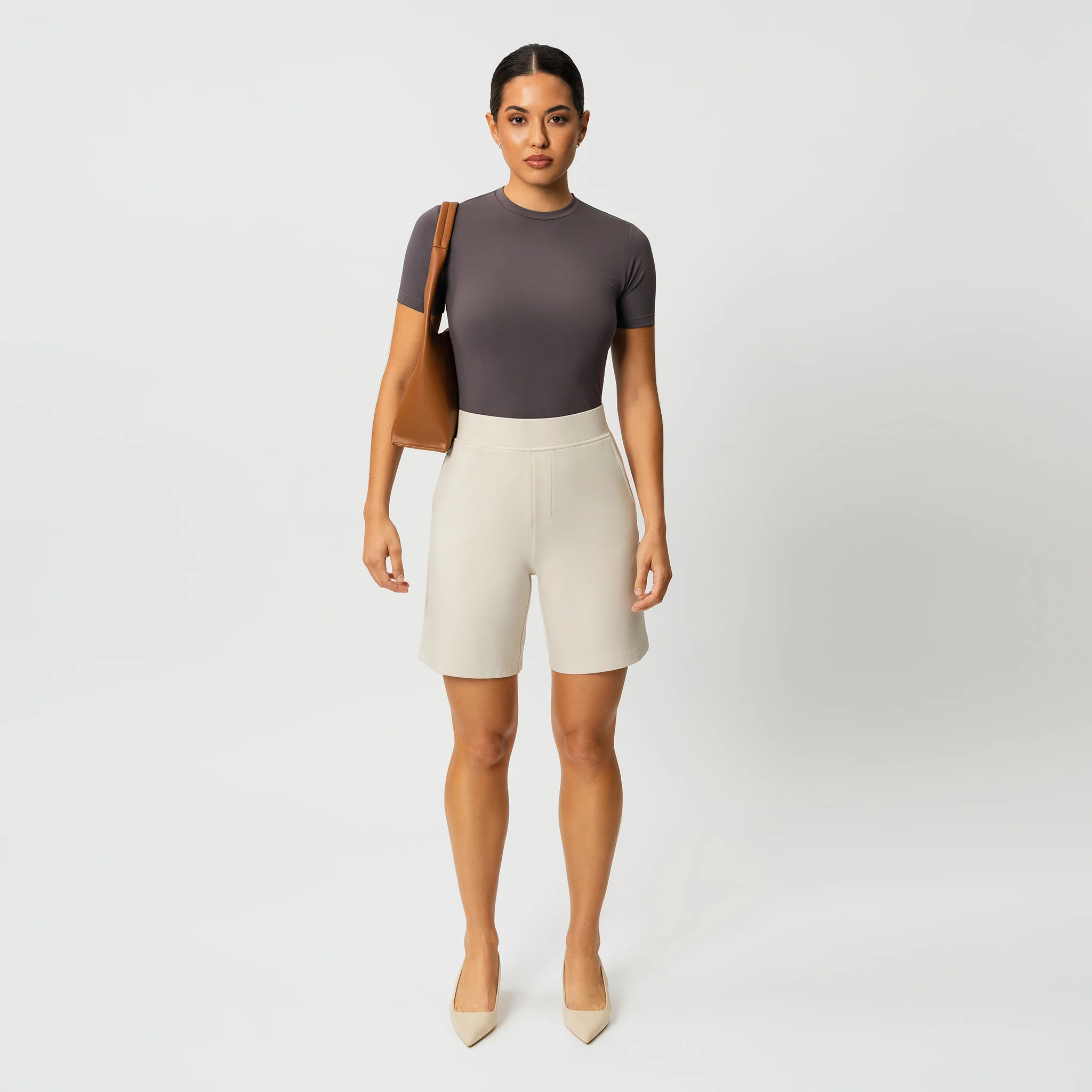 Light Ponte Shorts - Image 34