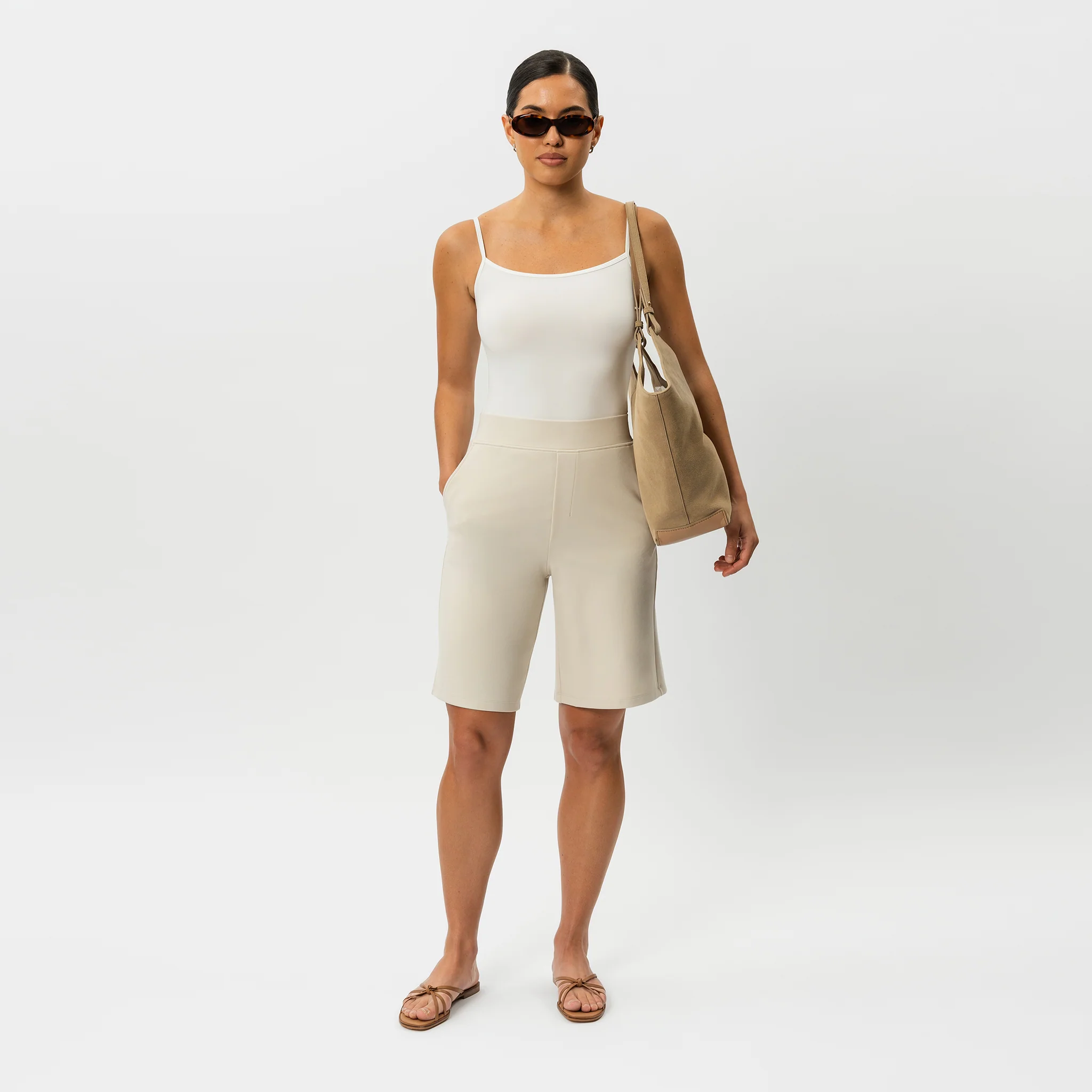 Light Ponte Shorts - Image 37