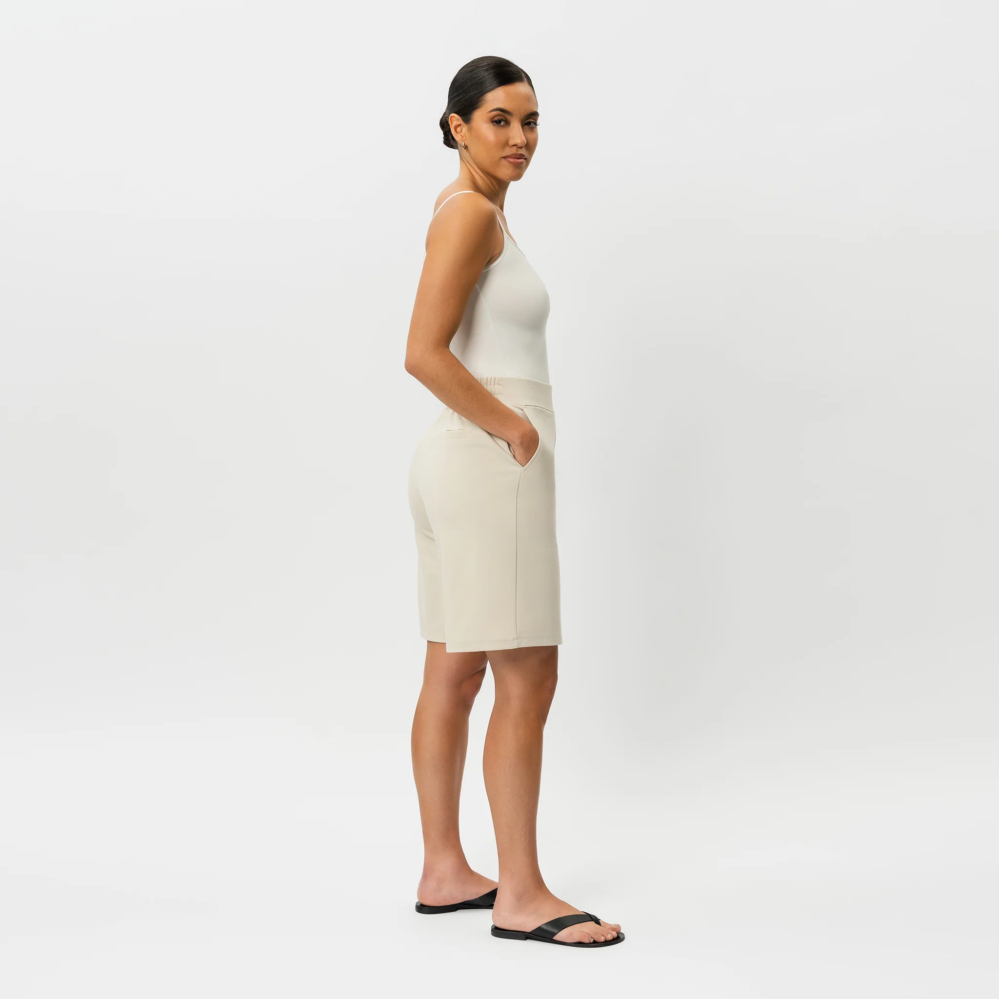 Light Ponte Shorts - Image 43