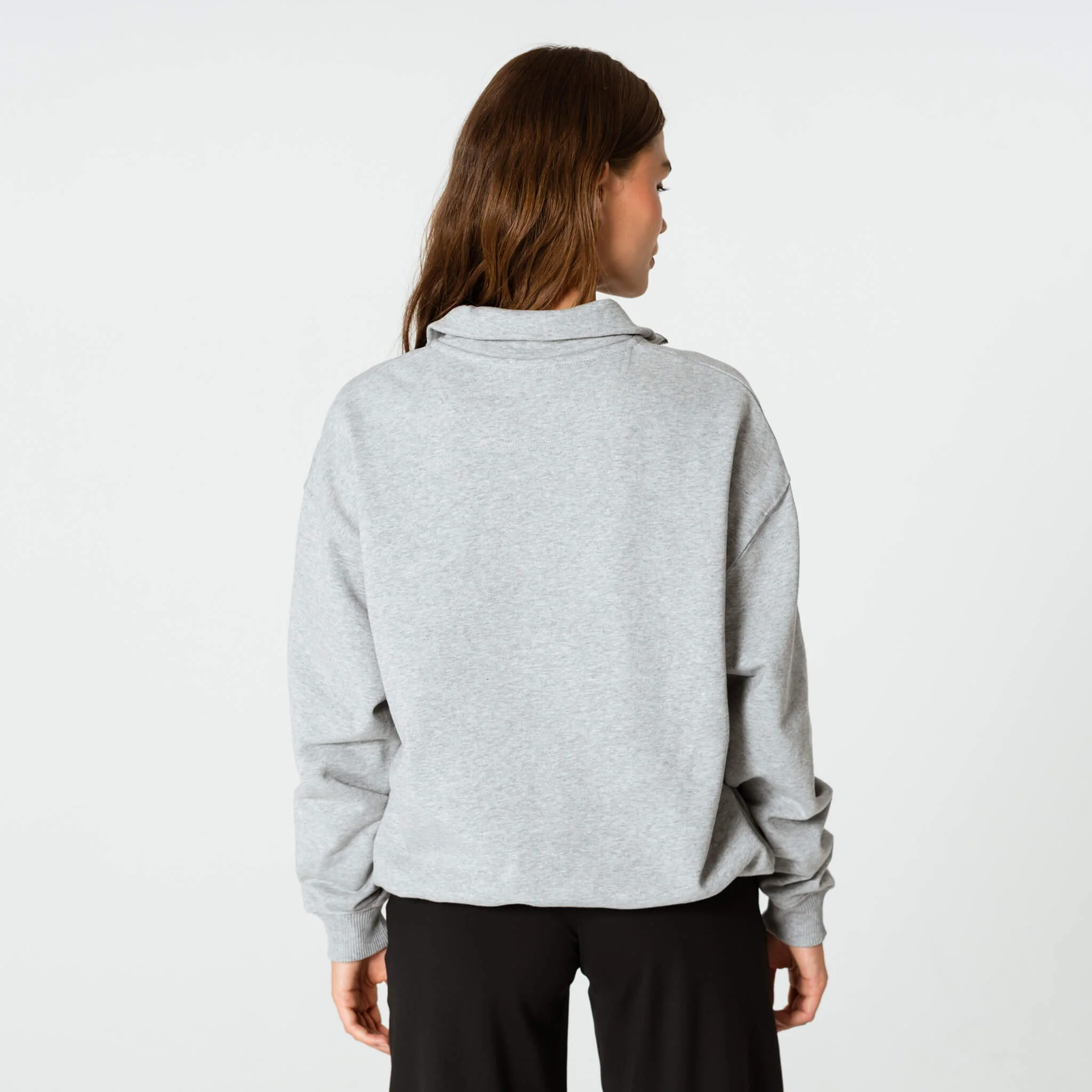 Quarter-Zip Relaxed Sweater - Image 11