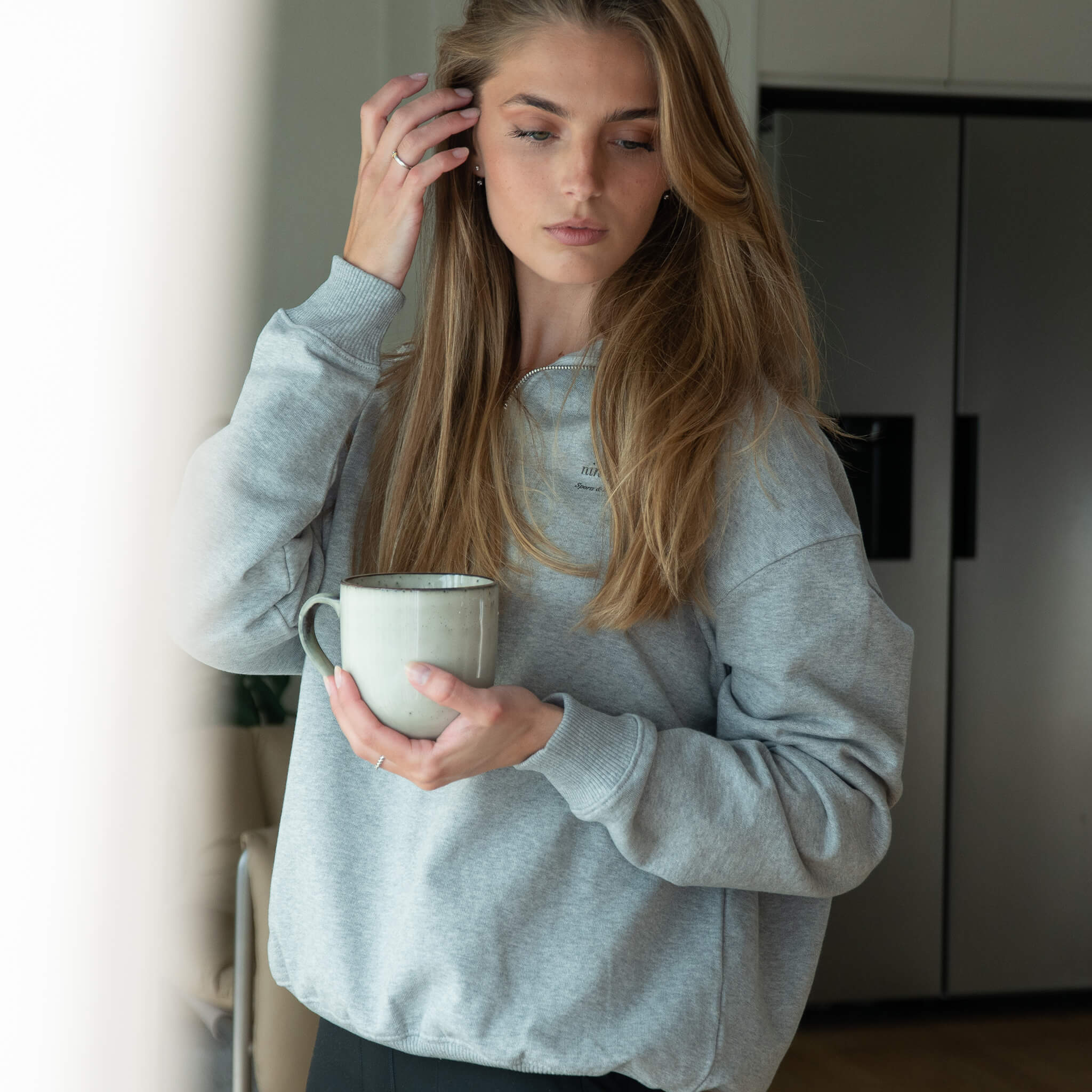 Quarter-Zip Relaxed Sweater - Image 14