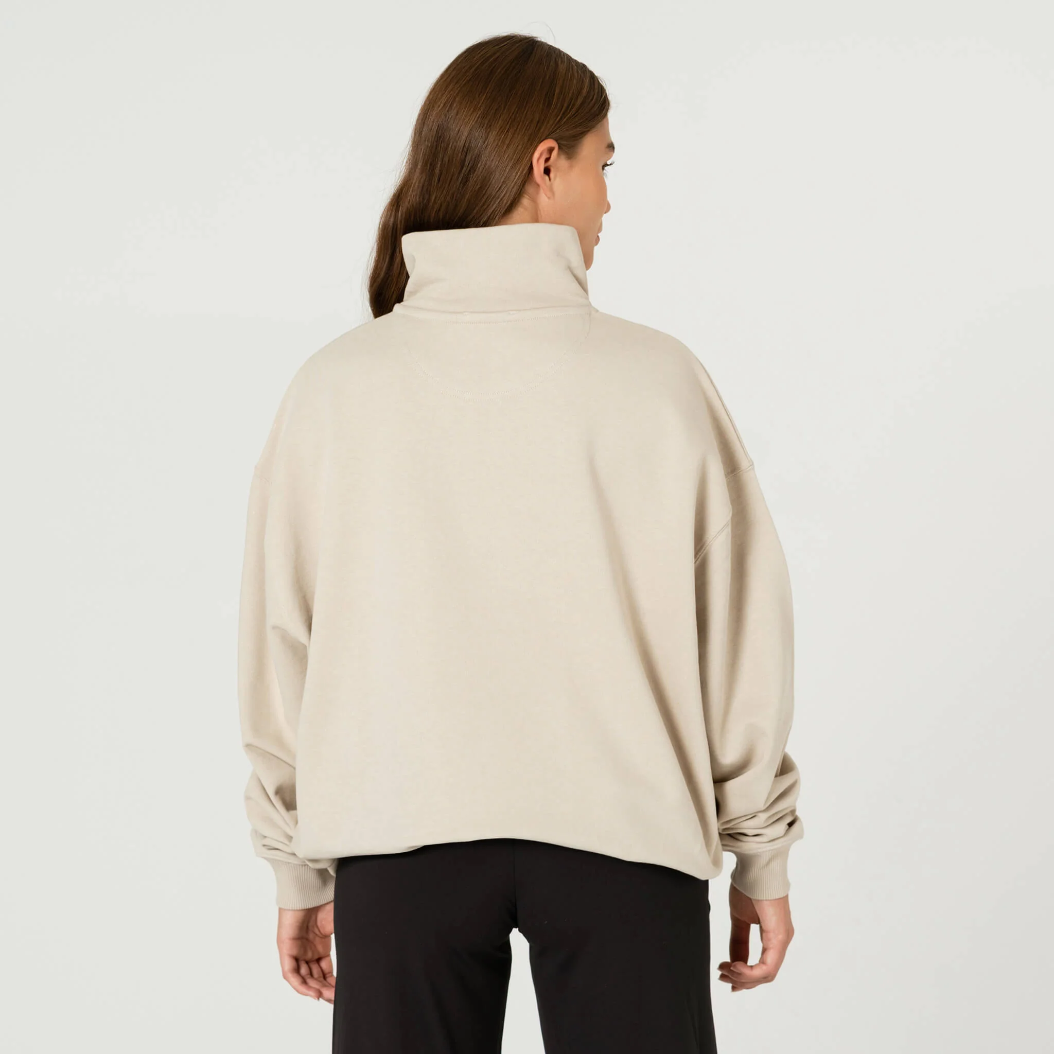 Quarter-Zip Relaxed Sweater - Image 7