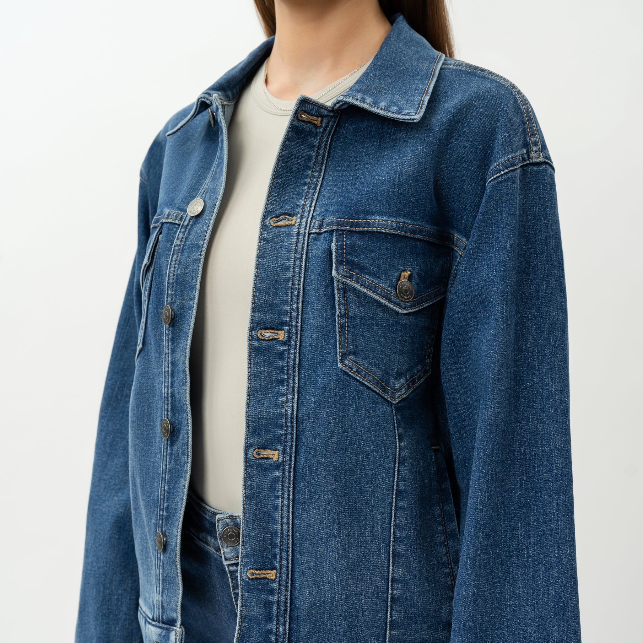Stretchy ComfortDenim™ Jacket - Image 4