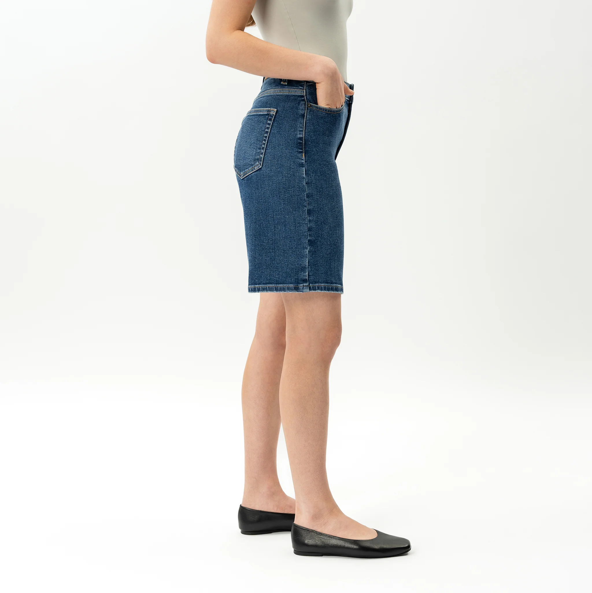 Stretchy ComfortDenim™ Shorts - Image 14