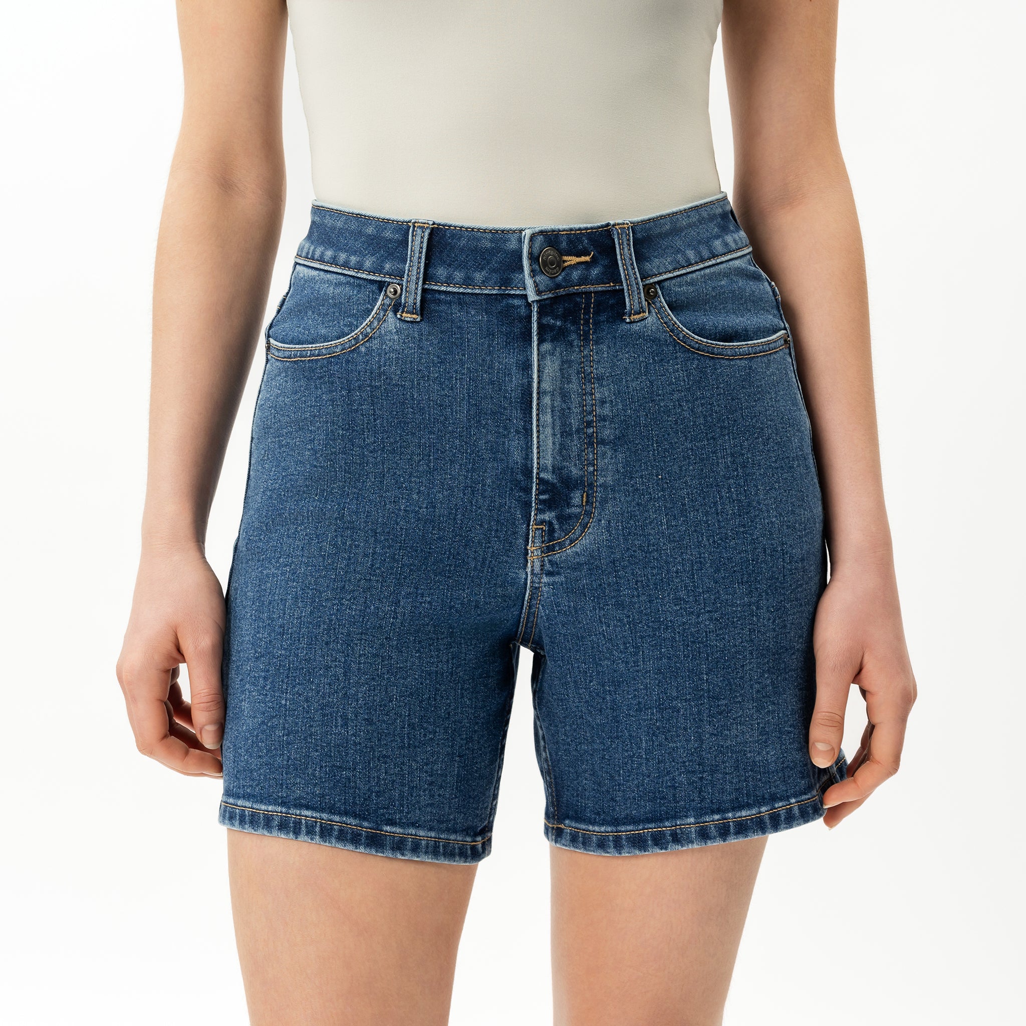 Stretchy ComfortDenim™ Shorts - Image 5