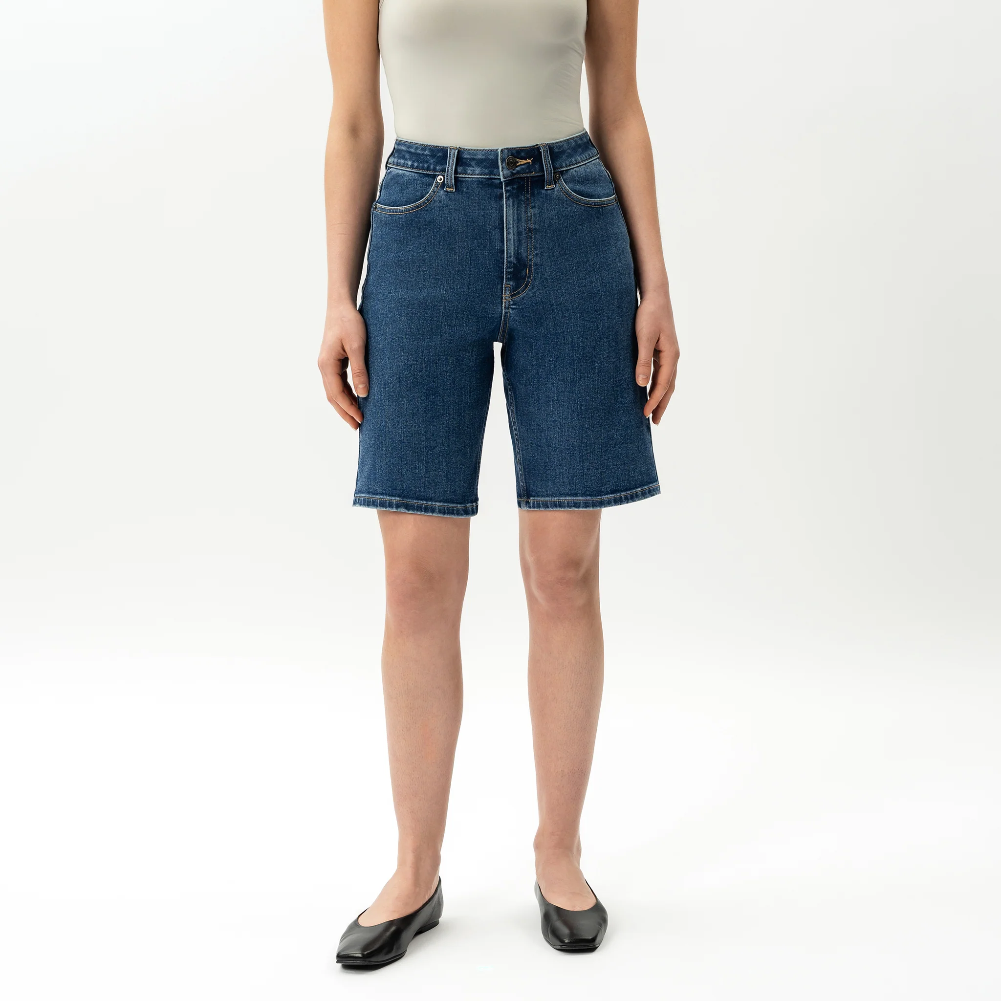 Stretchy ComfortDenim™ Shorts - Image 8