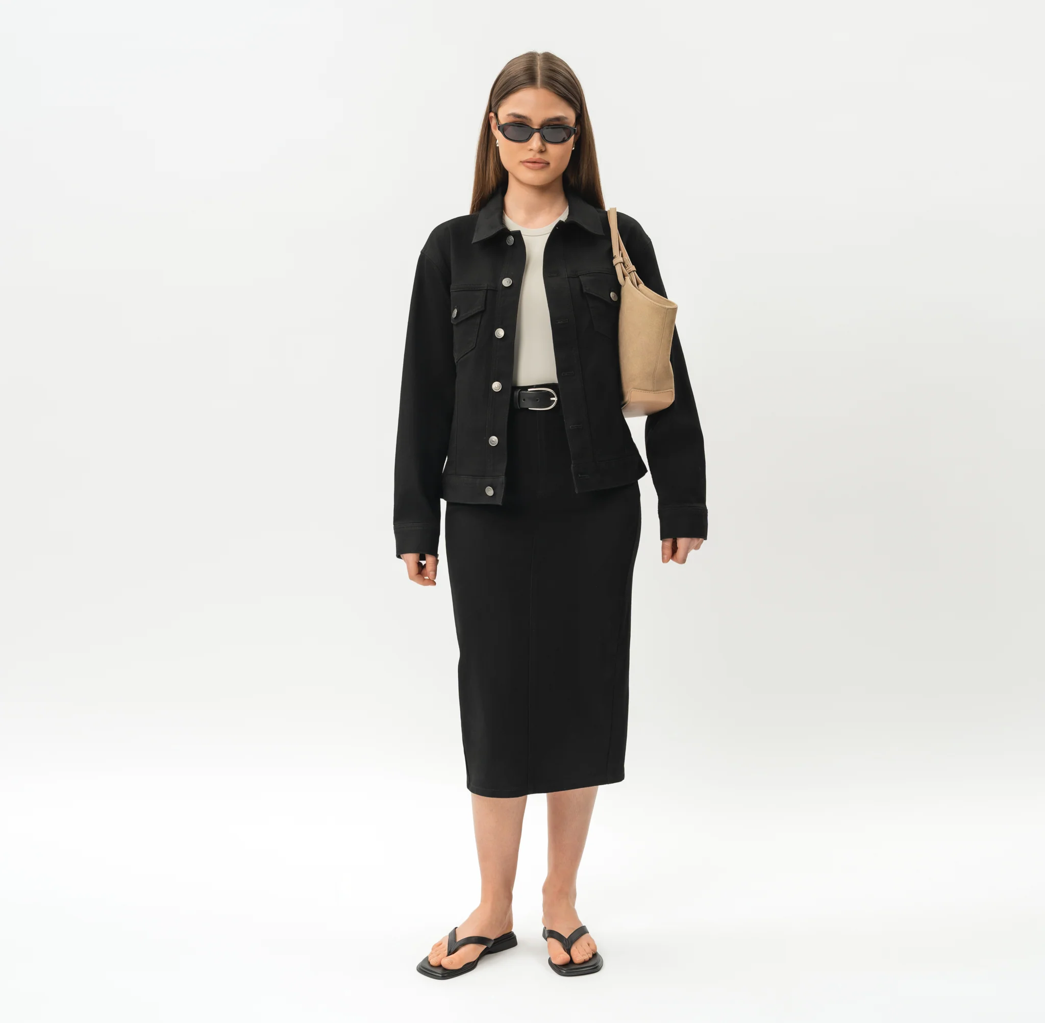 Stretchy ComfortDenim™ Skirt - Image 3