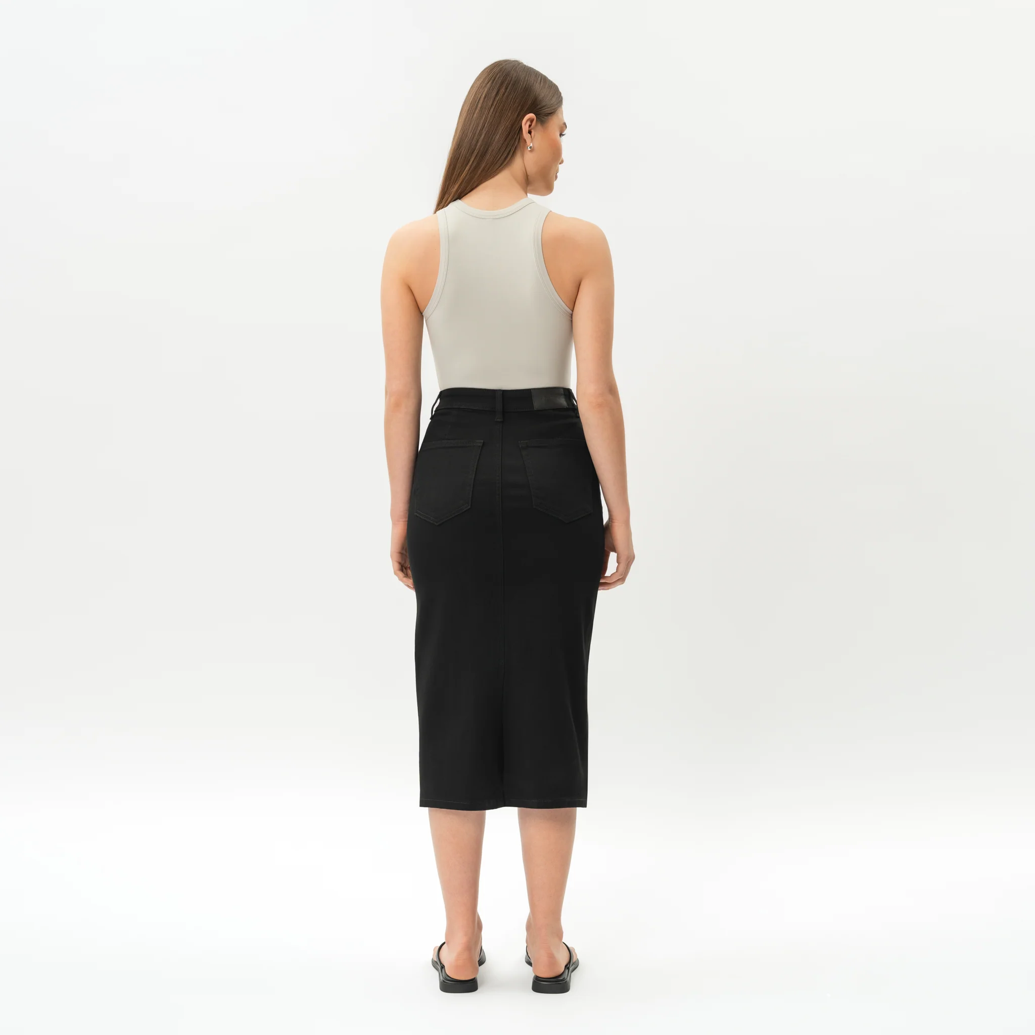 Stretchy ComfortDenim™ Skirt - Image 6