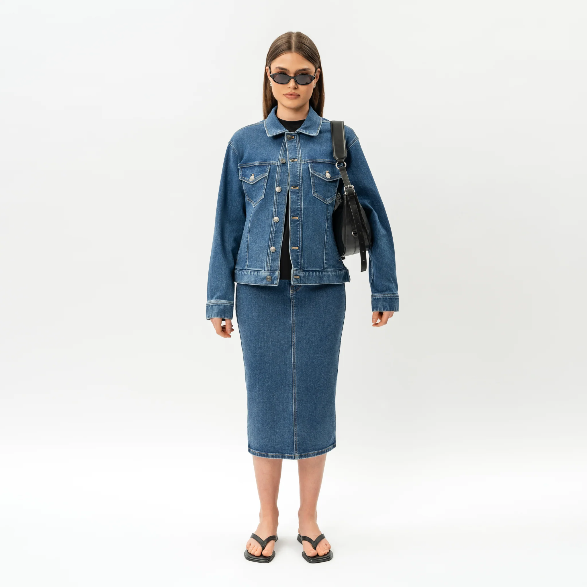 Stretchy ComfortDenim™ Skirt - Image 3